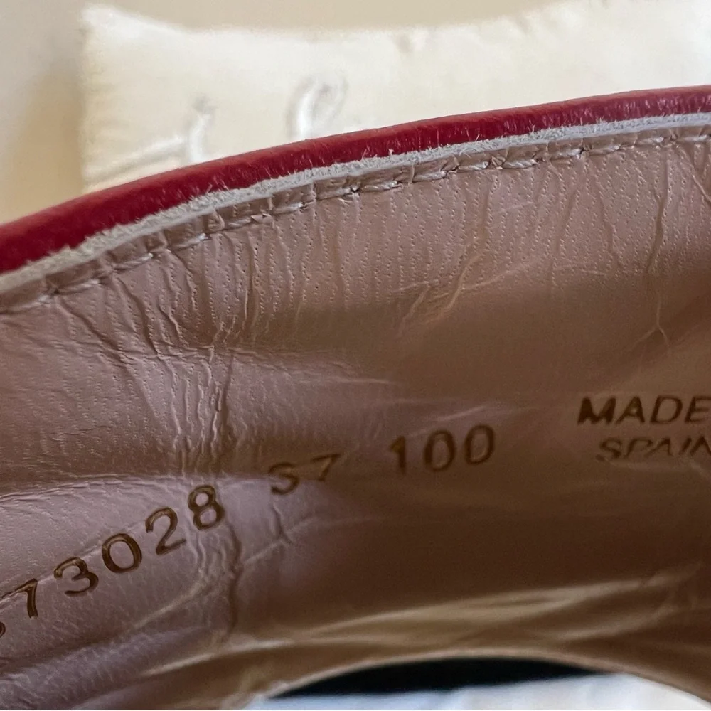 GUCCi Charlotte GG Marmont Nappa Leather Espadrilles Orig Box EU37 Worn Twice!